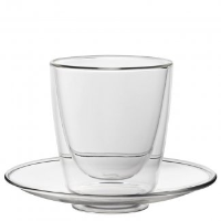 Double Wall Cappuccino Cup & Saucer 22cl/ 7.75oz