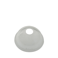 UltraClear PET Tumbler Domed Lid Hole 473ml 16oz