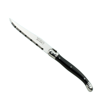 JB Laguiole 23cm Steak Knife Black Handle 