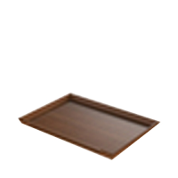 Mahogany Self Service Tray 25.2x17.5x1.5"