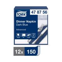 Tork 2 Ply 39cm Dinner Napkin Midnight Blue