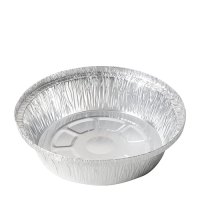 No12 Round Foil Tray (185mm W x 44mm D)