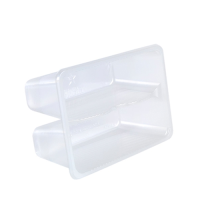 Artisan 2 PET Clear Double Sandwich Tray 150x102