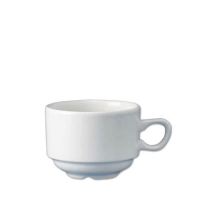 Plain White Teacup 7.4oz Nova