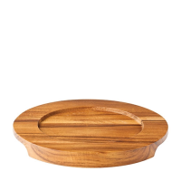 Round Wooden Base/Stand 19cm (7.5")