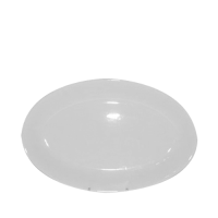 Plain White Oval Tray Salad 9" x 5 3/4"