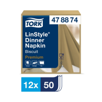 Tork LinStyle? 39cm Dinner Napkin Biscuit