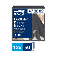 Tork LinStyle? 39cm Dinner Napkins Anthracite