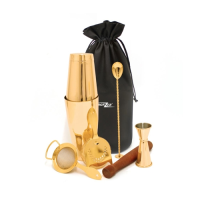 Bonzer 7 Piece Cocktail Kit - Gold