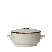 Dapple Brown Soup Bowl Cass Base 42.5cl (15oz)