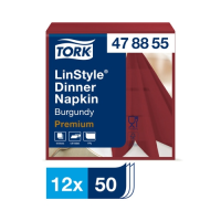 Tork LinStyle? 39cm Dinner Napkin Burgundy