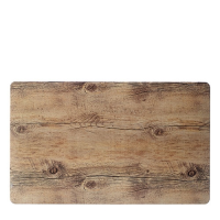 Driftwood GN 1/1 Rect Melamine Platter 530x325mm