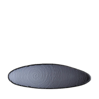 Scape Creations Smoked Glass Oval Platter 40cm 