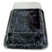 36x24cm Black Marble Rectangular Tray 