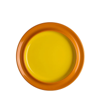 Freedom Yellow Melamine Raised Rim Plate 10"25cm