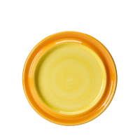 Freedom Yellow Raised Rim Plate 10.25"  25.8cm