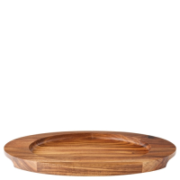 Oval Wooden Board 30.5x17.5cm (12x7") 