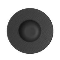 Rock Black Shale Deep Plate 29/14cm