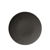 Rock Black Shale Coupe Plate 25cm 