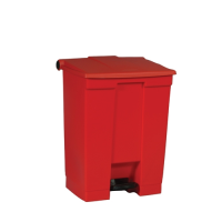 Step On Bin 45Ltr Red