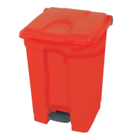 Step On Bin 70Ltr Red