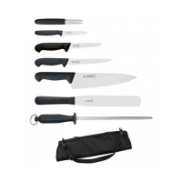 Giesser 7 piece professional knife set and case