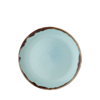 Harvest Turquoise  Coupe Plate 8.67" 