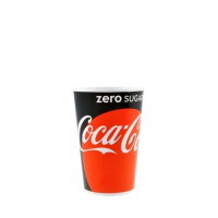 12oz Coke Zero Paper Cup 