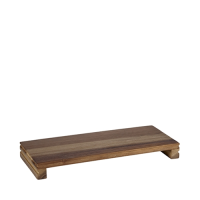 Wood Stepped Presentation Board Med 39.6x16x4.2cm