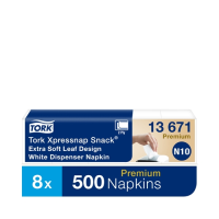 Tork Xpressnap Snack? ESoft Disp Napkin Leaf Des.