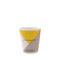 8/9oz Double Wall Pause Paper Hot Cup 