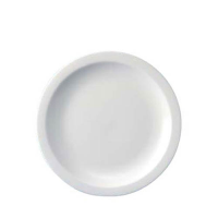 Plain White Nova Plate 9" (23cm)