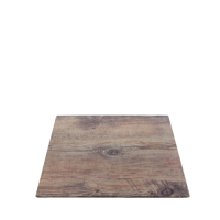 Driftwood Melamine Square 25.4 x 1.5cm