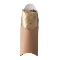 Kraft Tortilla Sleeve 224x89mm 