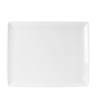 Taste White Rectangular Two Plate 33 x 27cm