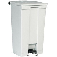 Step On Bin 90L White