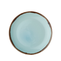 Harvest Turquoise  Coupe Plate 10.25" 