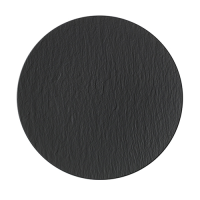 Rock Black Shale Flat Plate 32cm 