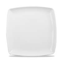 X Squared Deep Square Plate White 26cm (10.25") 