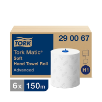 Tork Matic? Soft 2 Ply Hand Towel Roll White 150m 