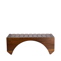 Set of 2 Arch Bridge Acacia Wood (2 sizes)