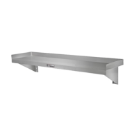 Simply Stainless Solid Wall Shelf 1500mm x 300mm