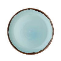 Harvest Turquoise  Coupe Plate 11.25" 