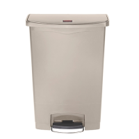 Slim Jim Step On Front Step Resin Bin 90Ltr Beige