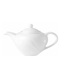 Alvo White Teapot 21oz 60cl (Medium Lid)