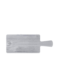 White Wash Rect Handled Serving Board 30x18cm