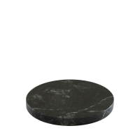 Tilt Round Grey Marble Plinth