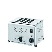 Pujadas Commerical Stainless Steel 4 Slot Toaster