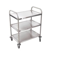 S/S General Purpose Trolley 3 shelves - Small