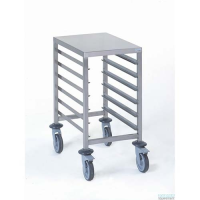 Stainless Steel Gastronorm Stacking Trolley 6 Tier